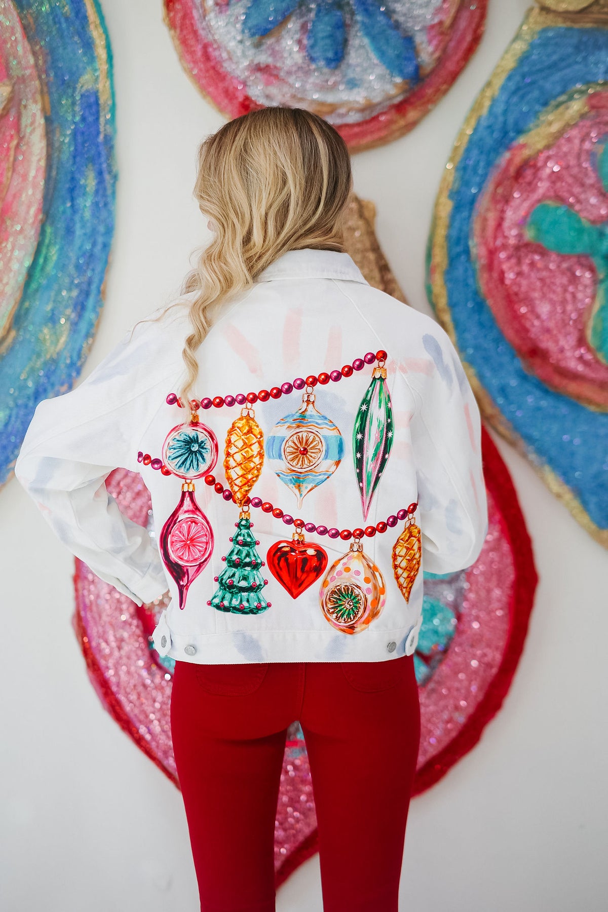 DECK THE HALLS TIE DYE JACKET