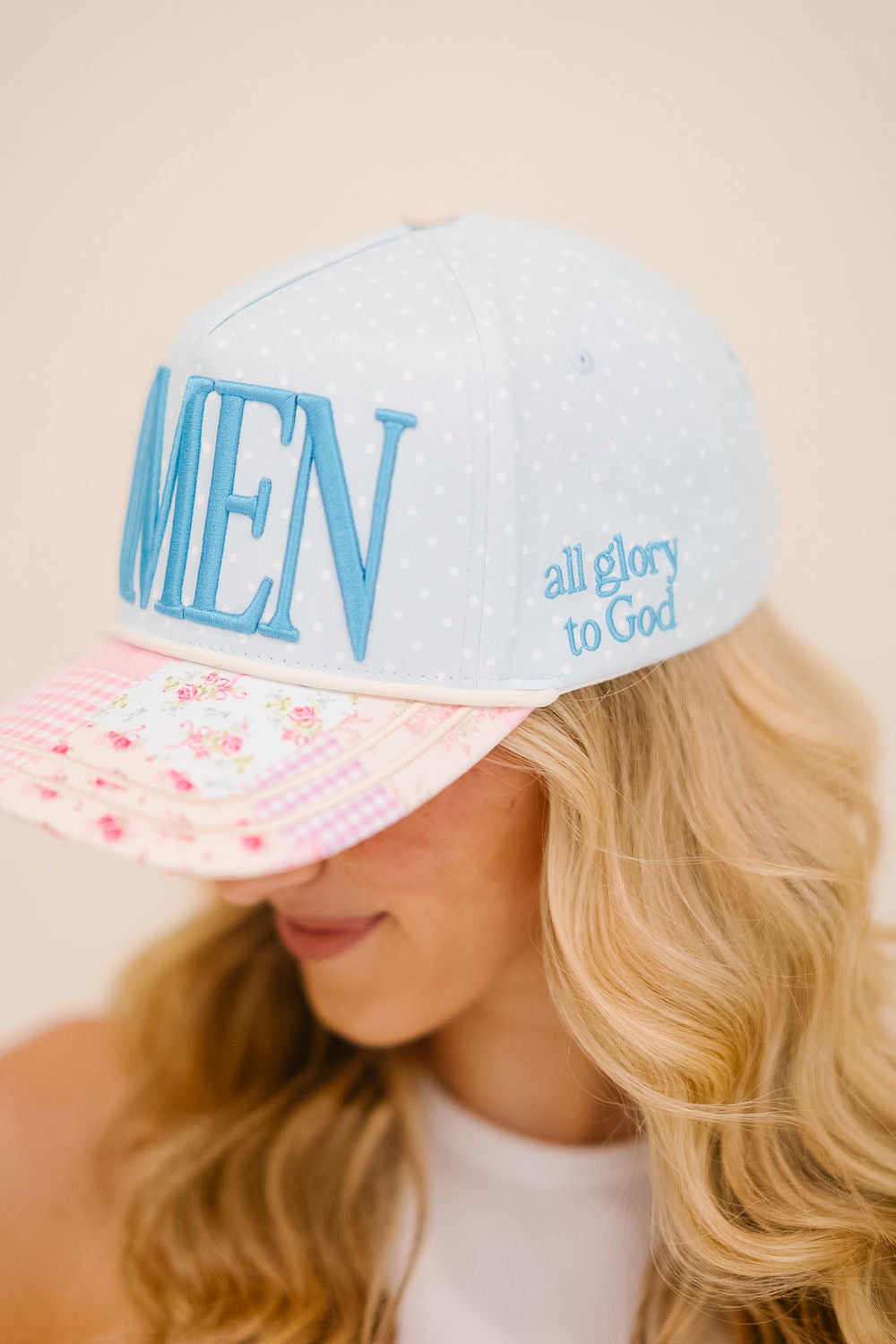AMEN FLORAL STRUCTURED HAT HAT Judith March