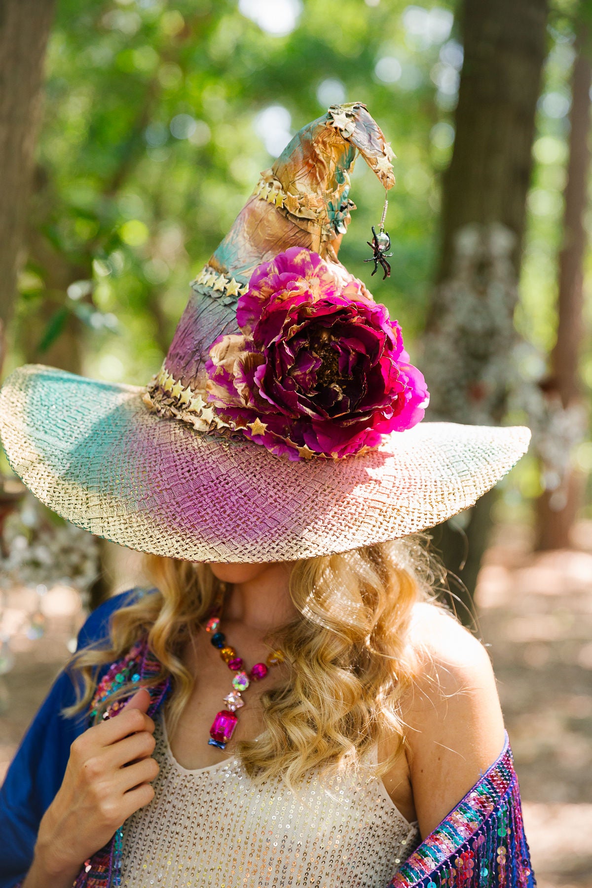 PETALS & POTIONS WITCH HAT (ONE OF A KIND)