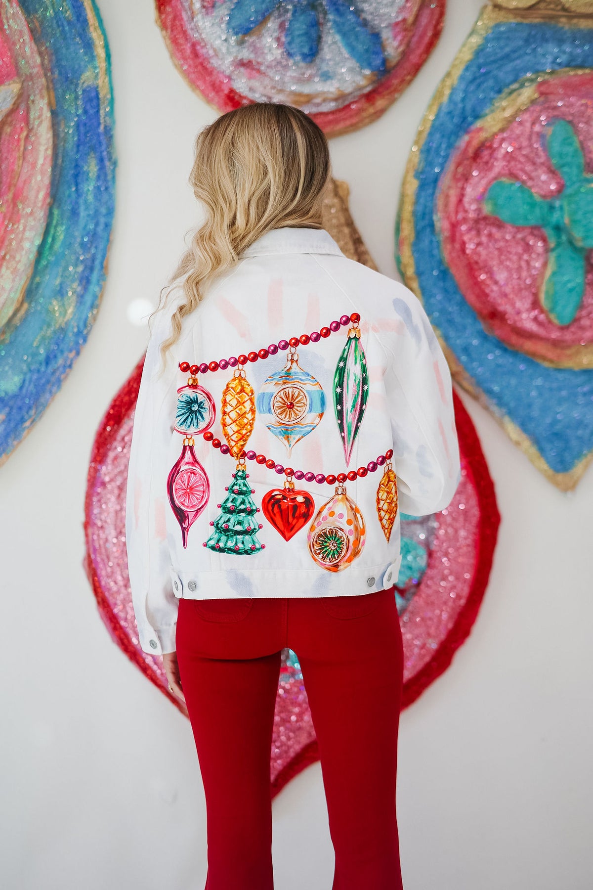 DECK THE HALLS TIE DYE JACKET