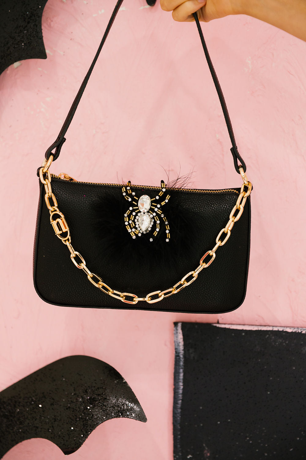 WEB OF ELEGANCE HANDBAG Clutch Judith March