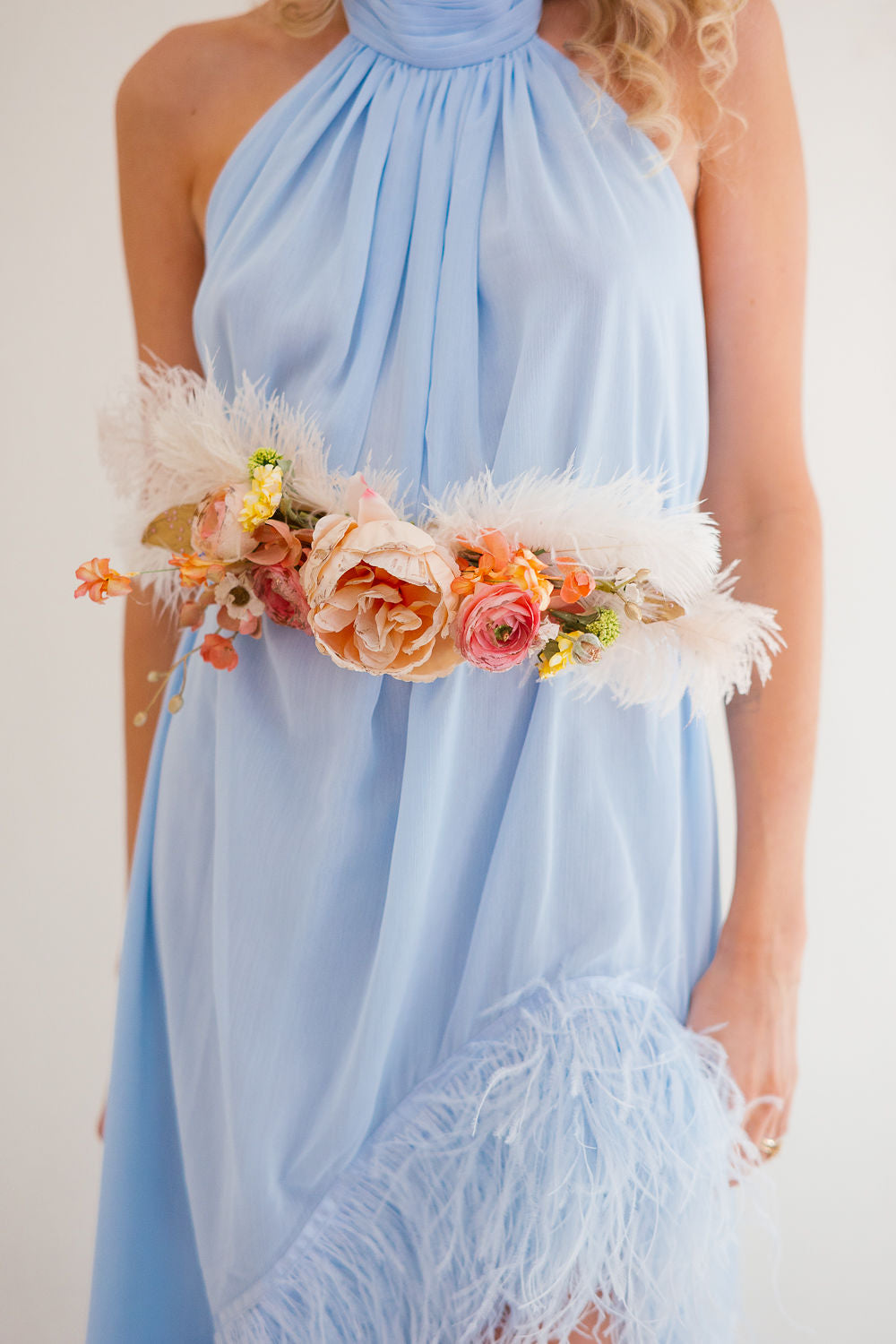 FLORAL FINISH BELT BELT Judith March