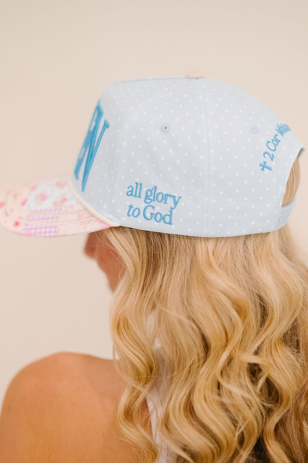 AMEN FLORAL STRUCTURED HAT HAT Judith March