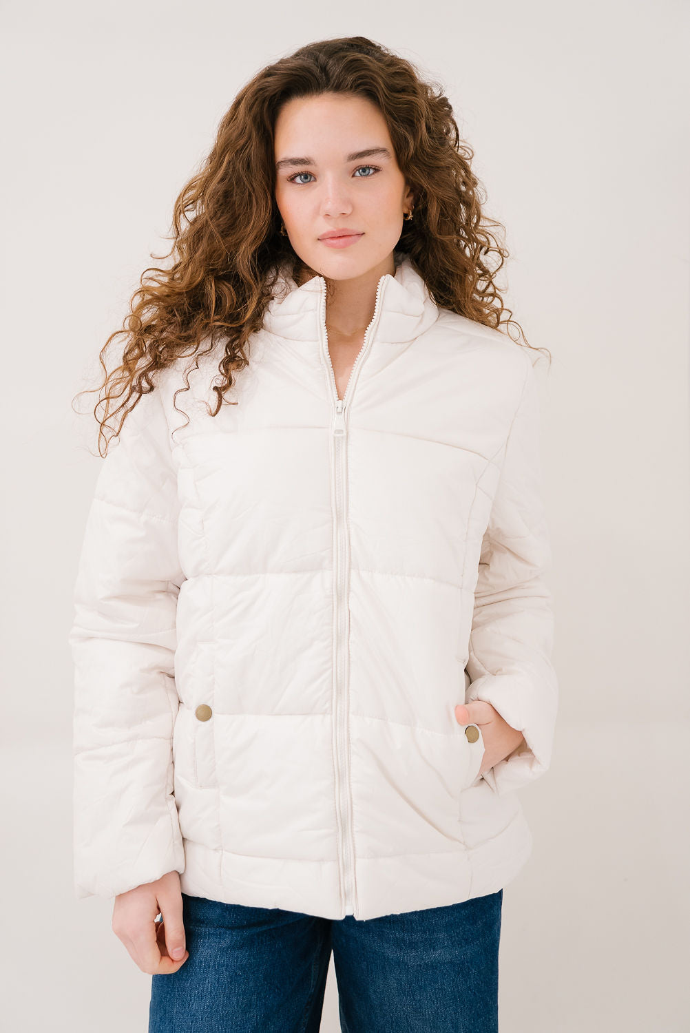 *APRES SKI CREAM PUFFER - XLARGE PULLOVER Judith March