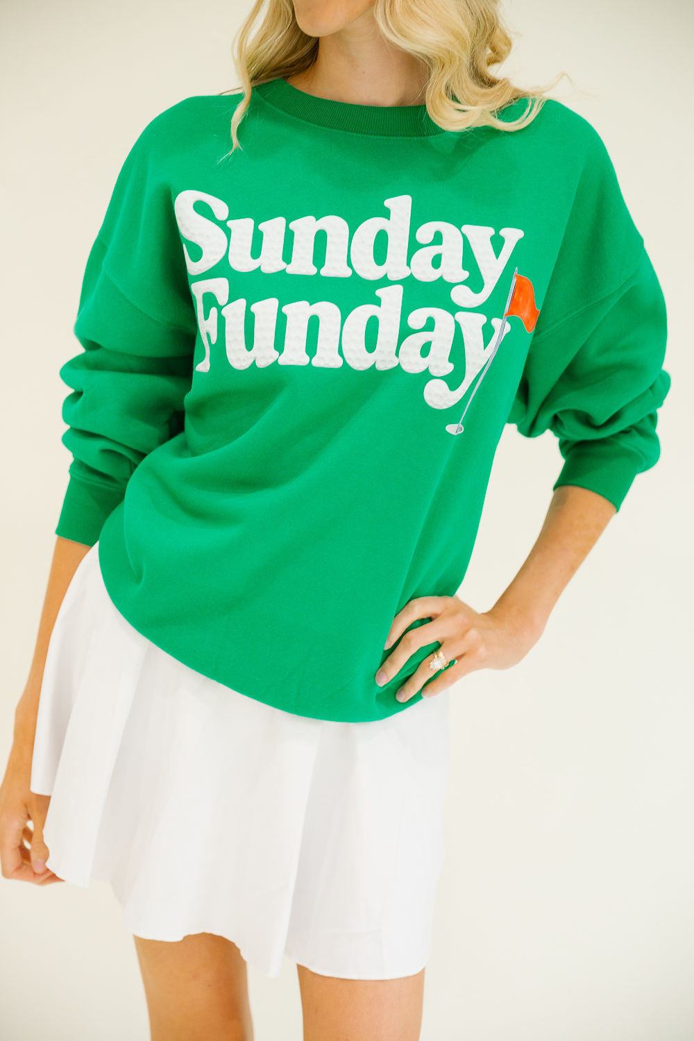 SUNDAY FUNDAY GOLF PULLOVER PULLOVER Judith March