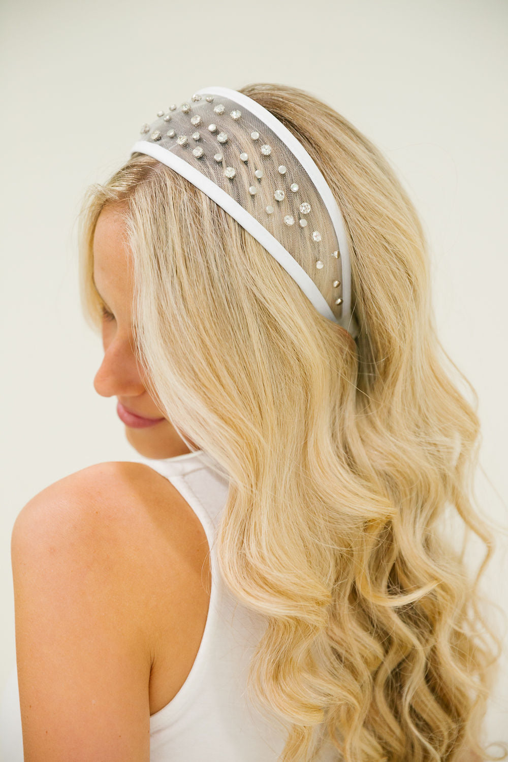 CRYSTAL VEIL HEADBAND Headband Judith March
