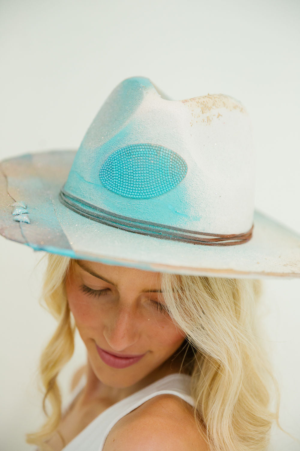 *FOOTBALL GLITTER RANCHER HAT HAT Judith March