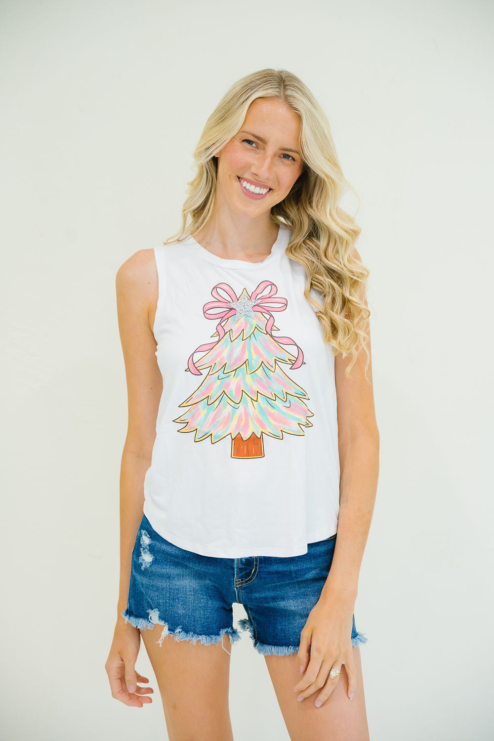 *CHRISTMAS TREE TANK - SMALL PULLOVER Judith March