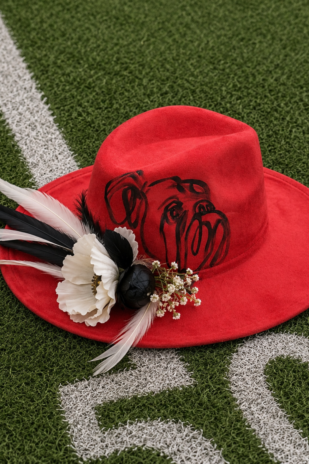 BULLDOG SPIRIT RED RANCHER HAT RANCHER HAT Judith March