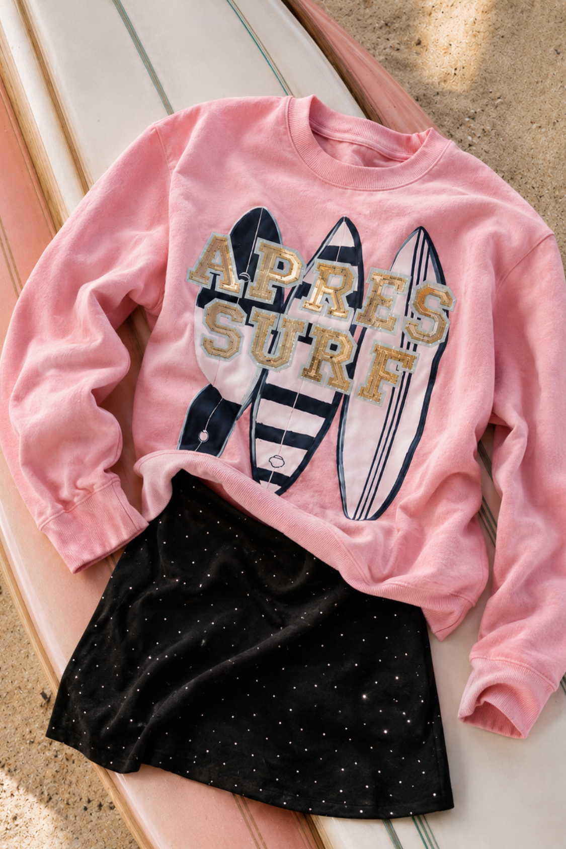 APRES SURF PINK PULLOVER PULLOVER Judith March