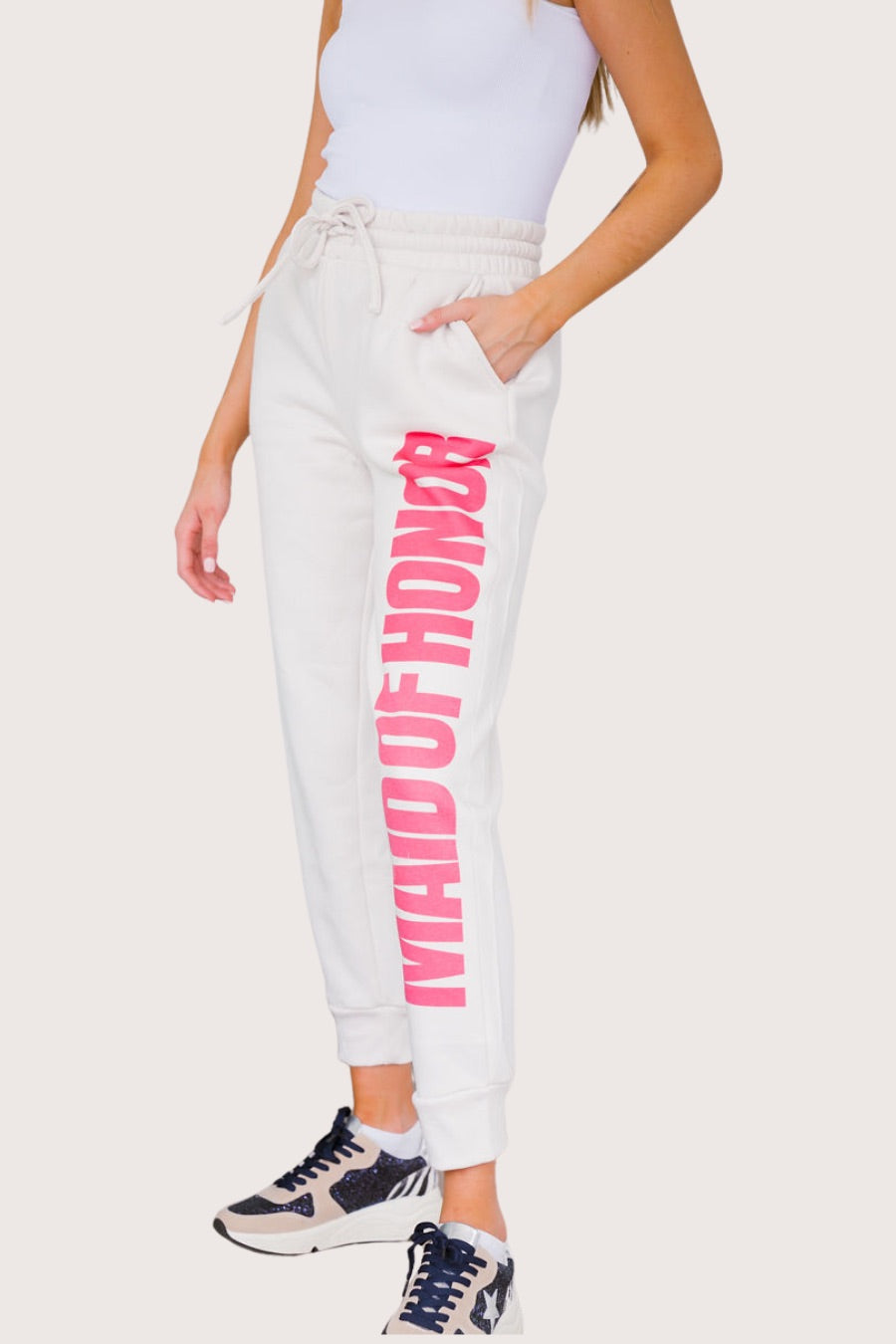 *MAID OF HONOR JOGGERS - MEDIUM SWEATER Judith March