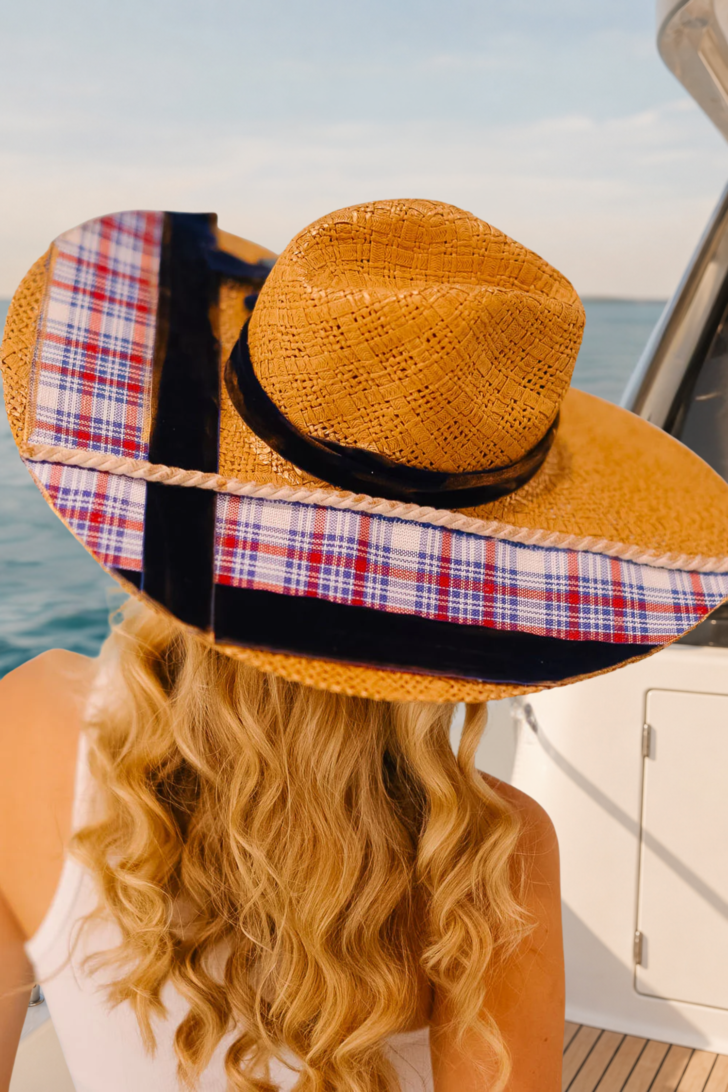 MEET ME AT THE MARINA SUN HAT HAT Judith March