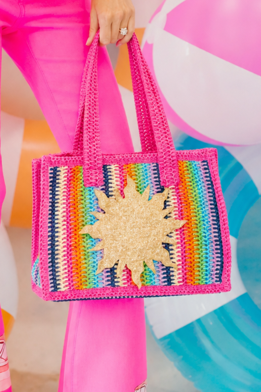 SUN CHASER COLORFUL BAG PURSE Judith March