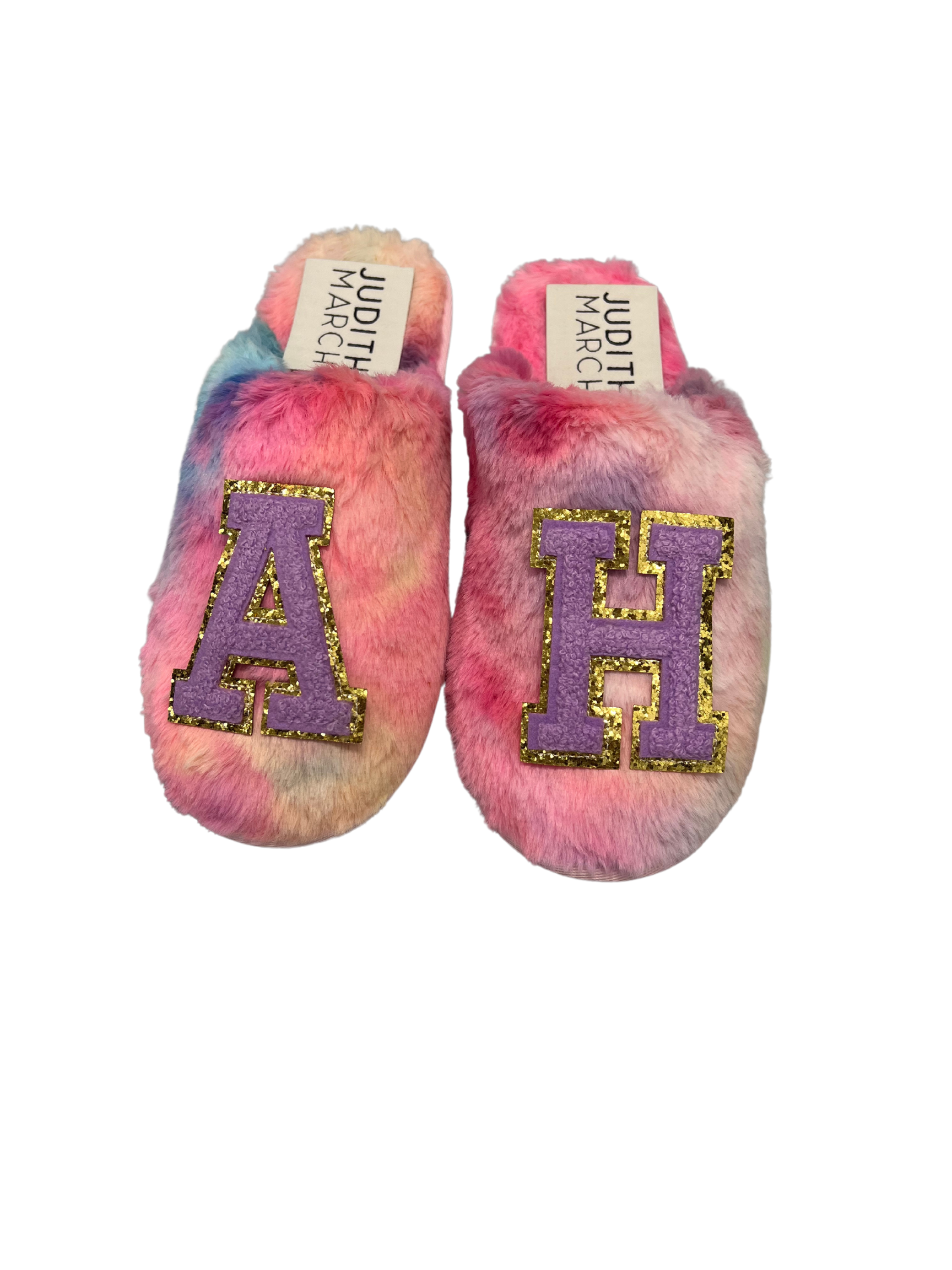 CUSTOM FUR SLIPPERS SHOES Judith March