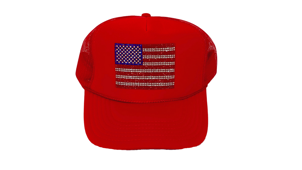 US FLAG PATCH HAT