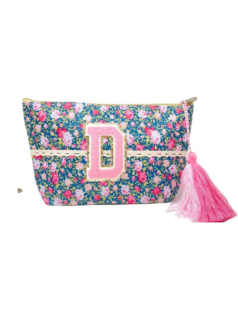 CUSTOM FLORAL COSMETIC BAG Cosmetic & Toiletry Bags Judith March   