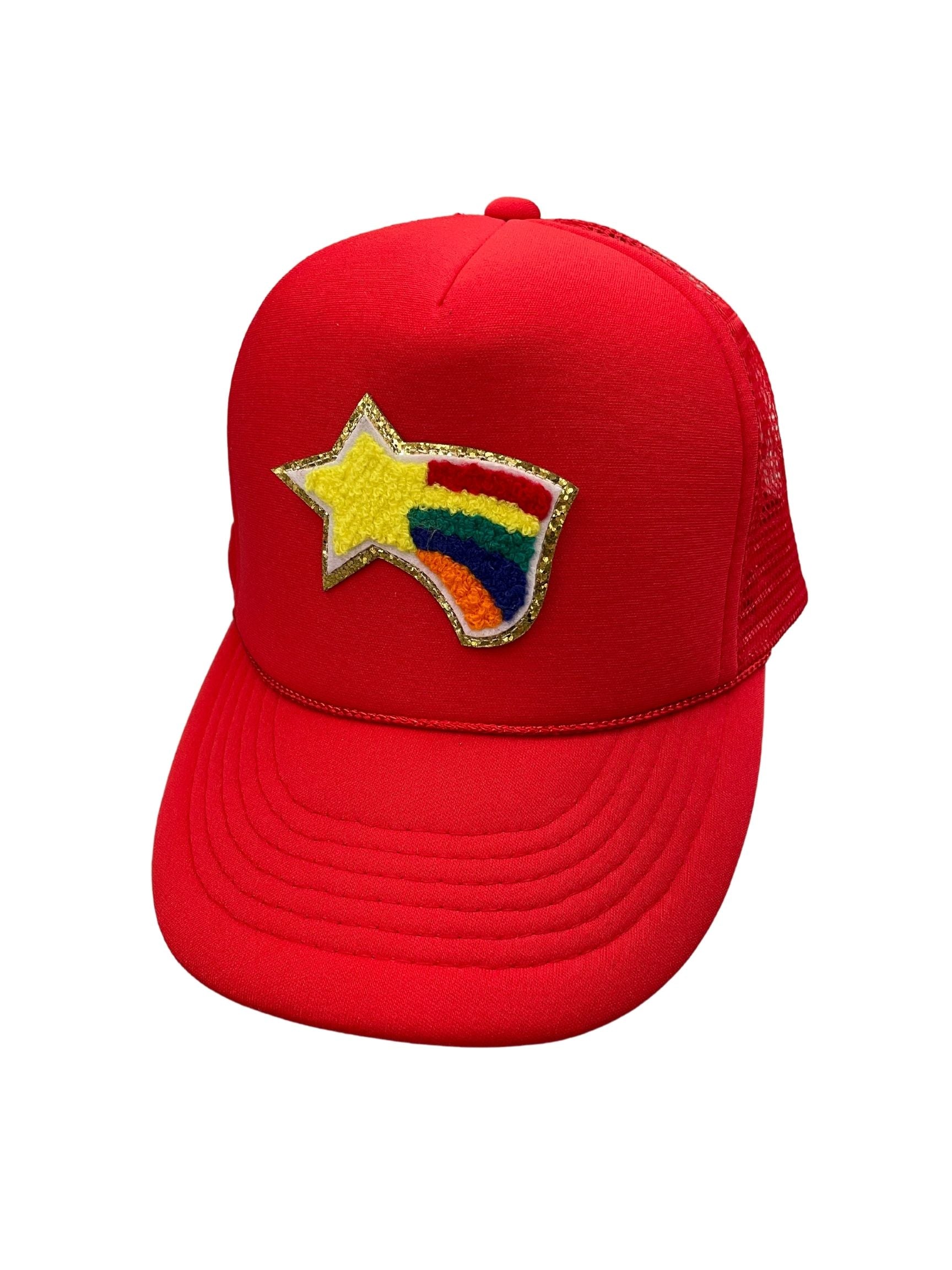 SHINE BRIGHT RAINBOW PATCH HAT Hats Judith March   