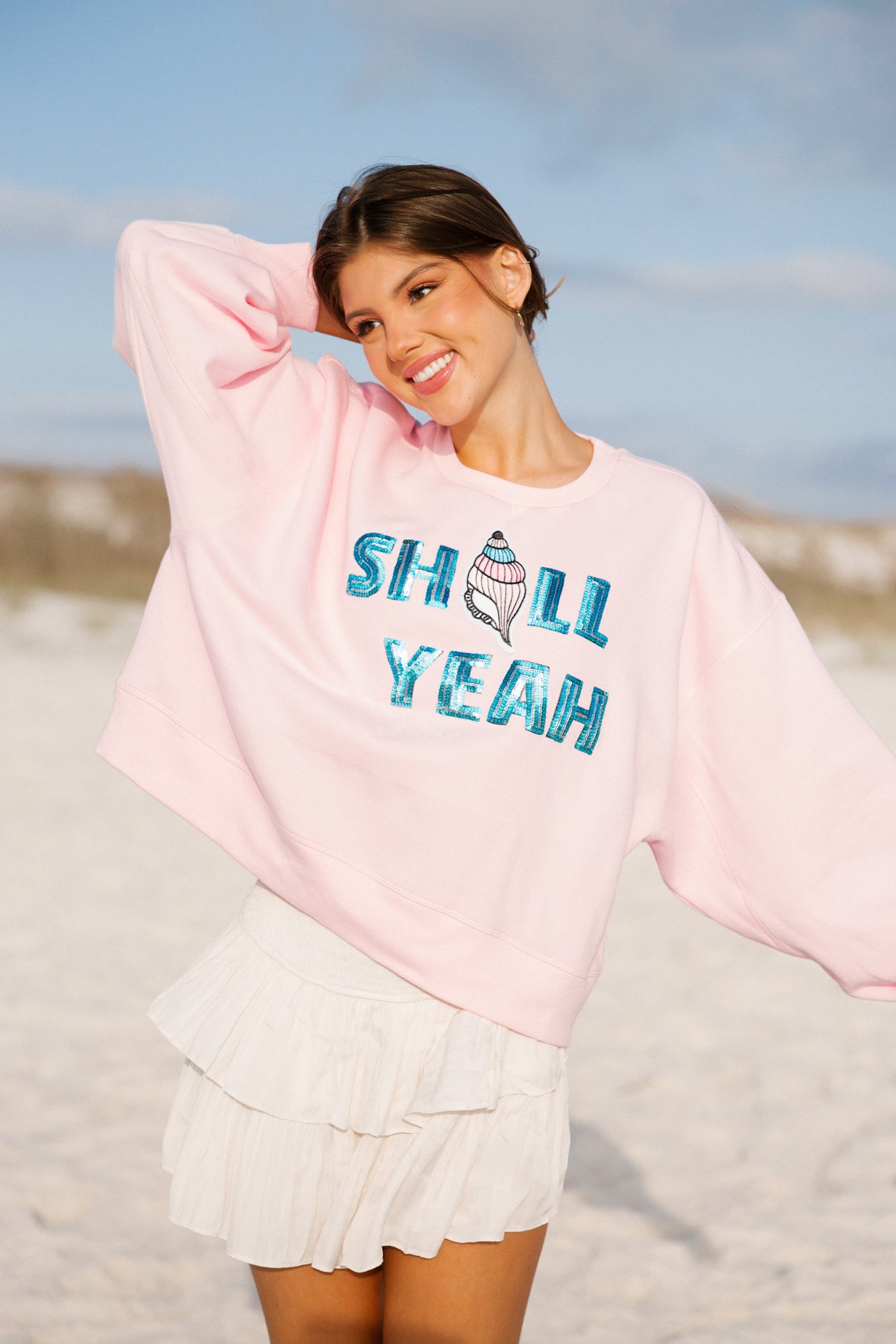 SHELL YEAH PINK PULLOVER pullover Judith March