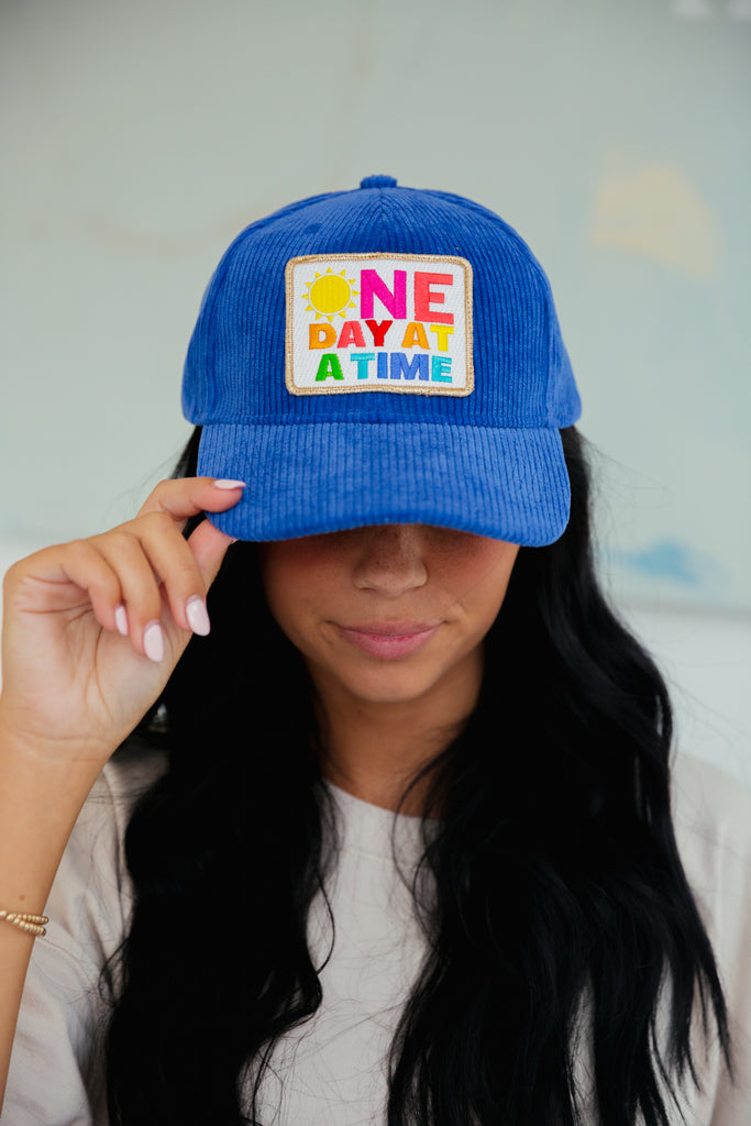 ONE DAY AT A TIME PATCH HAT
