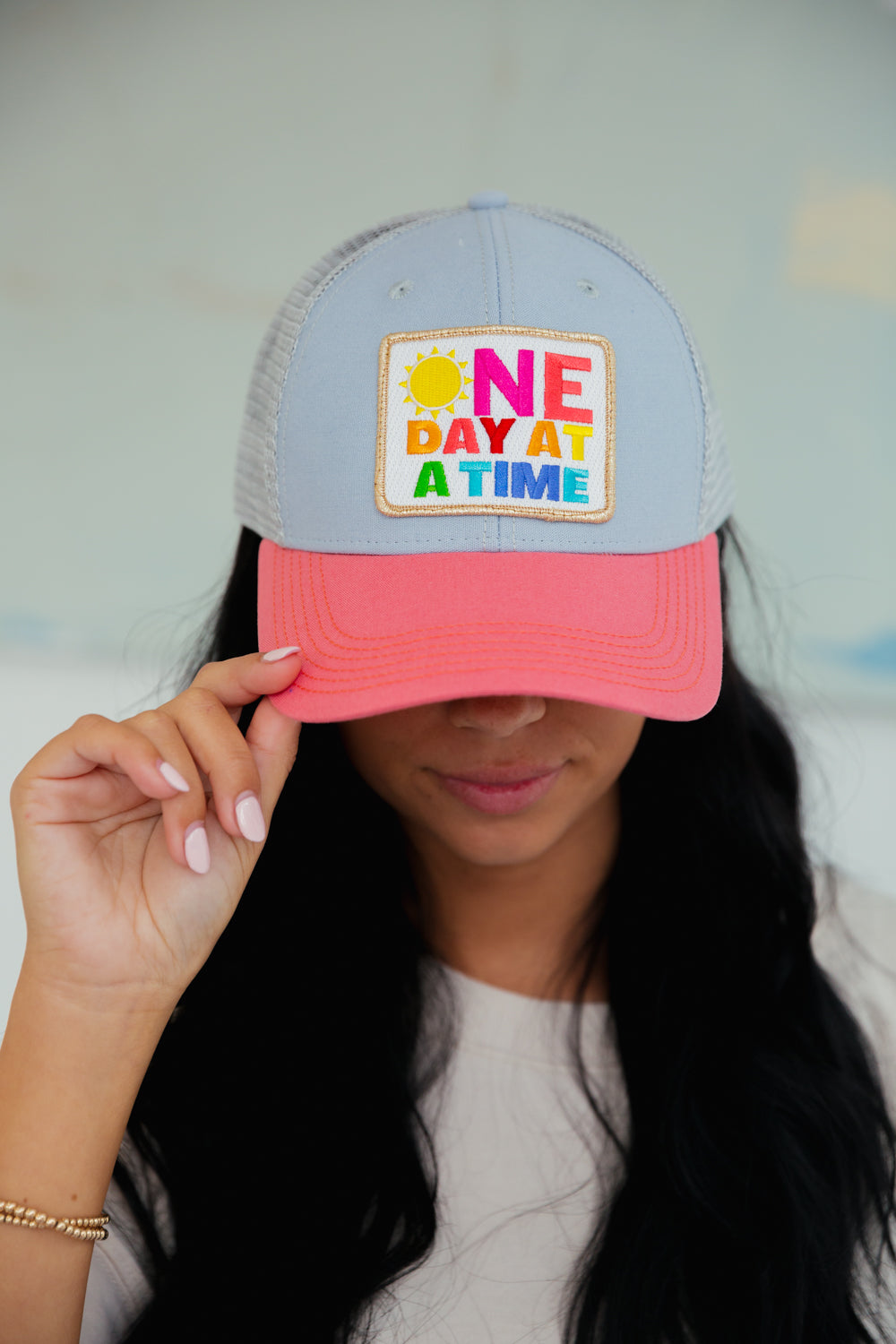 ONE DAY AT A TIME PATCH HAT Hats Judith March   