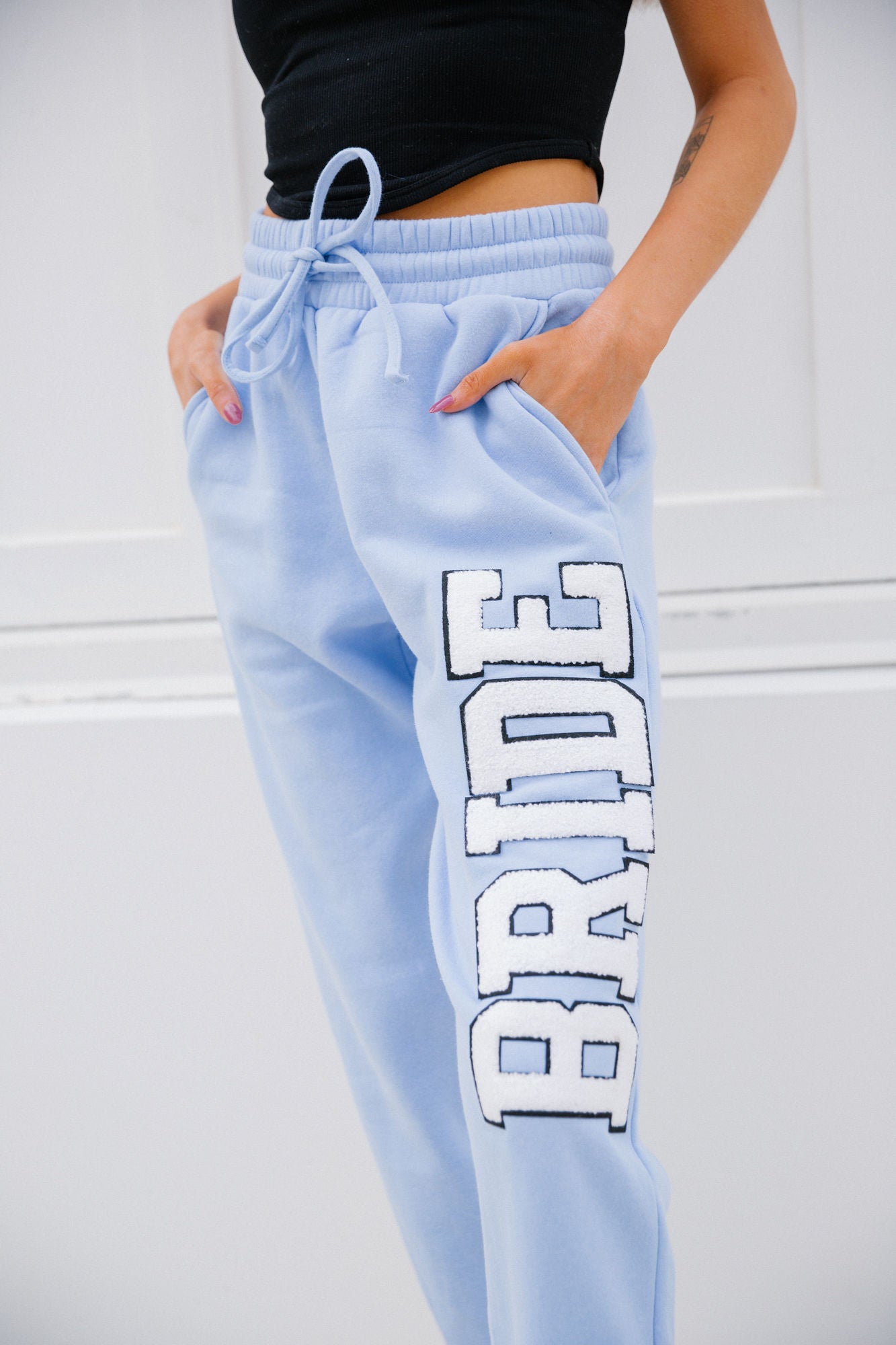 BRIDE & BRIDESMAID JOGGERS Pants Judith March SMALL BRIDE