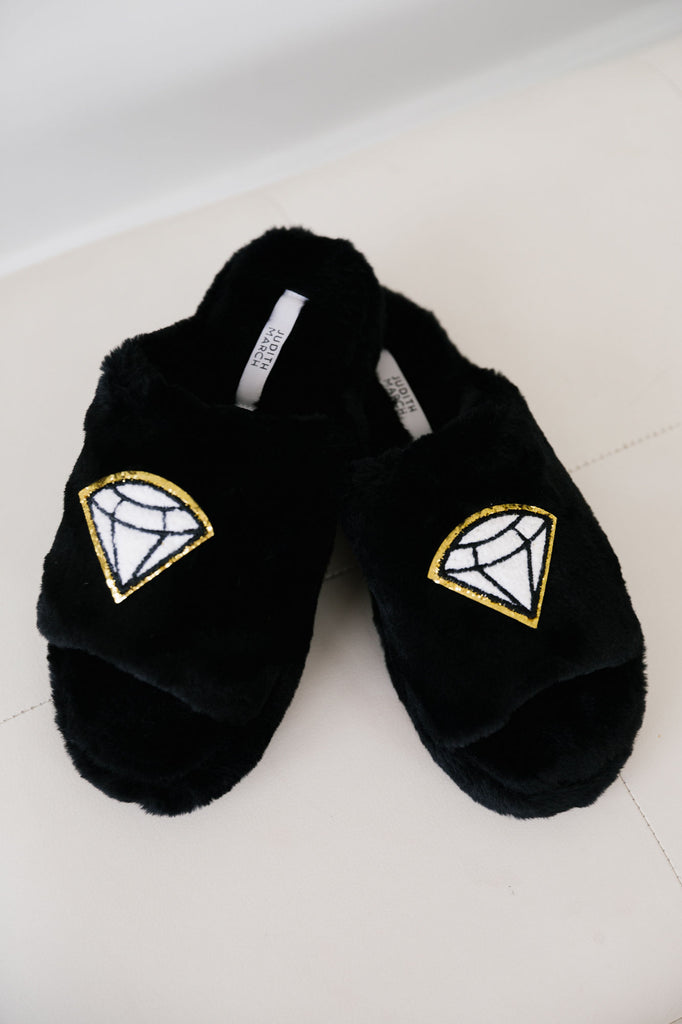 CUSTOM FUR SLIPPERS SHOES Judith March   