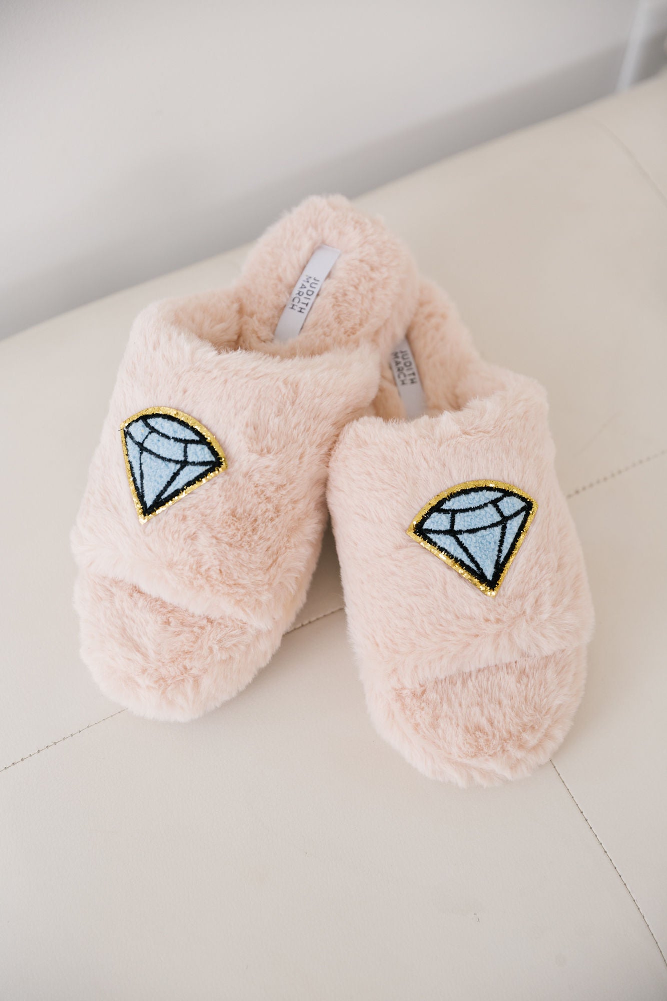 CUSTOM FUR SLIPPERS SHOES Judith March   