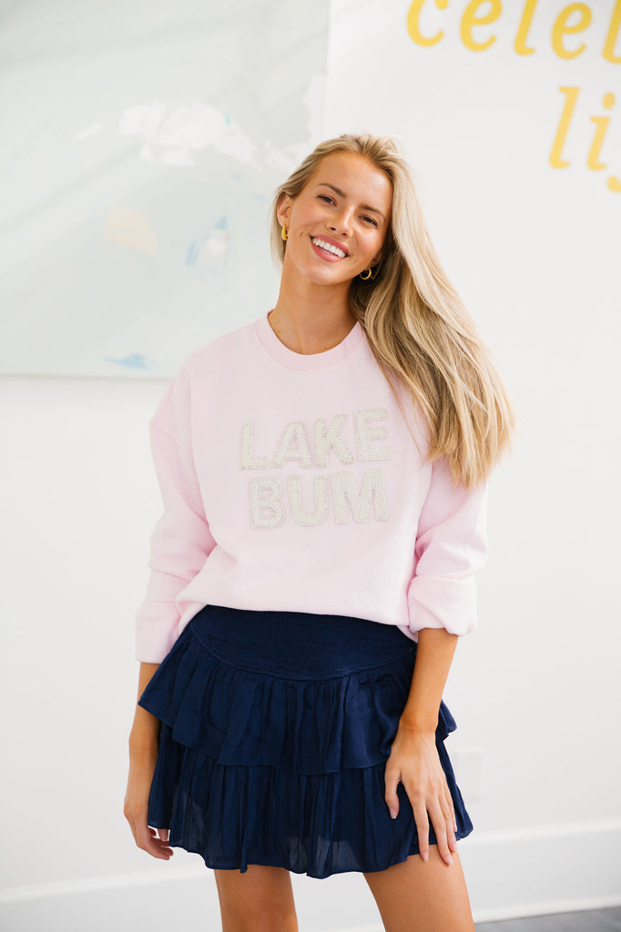 LAKE BUM PINK PULLOVER TOPS Judith March   