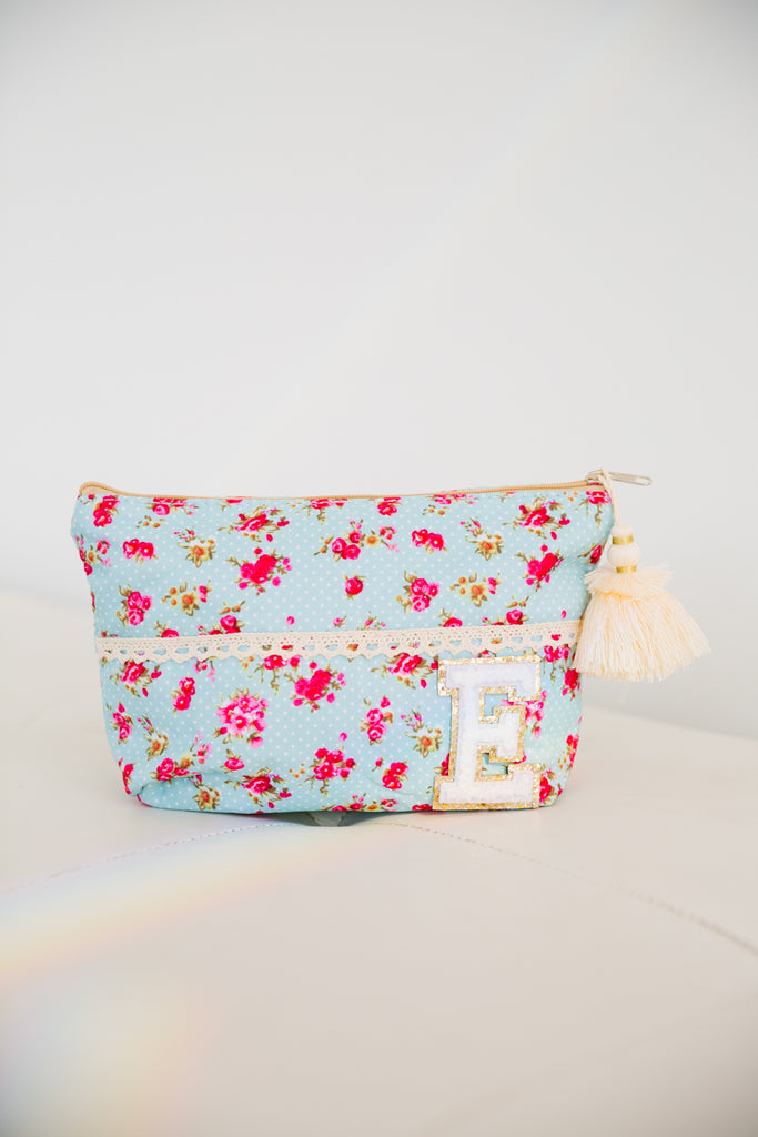 CUSTOM FLORAL MINI BAGS BAG Judith March LIGHT BLUE FLORAL  