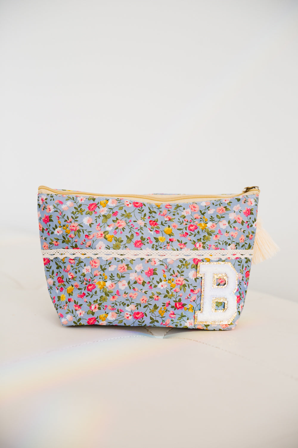 CUSTOM FLORAL MINI BAGS BAG Judith March PERIWINKLE FLORAL  