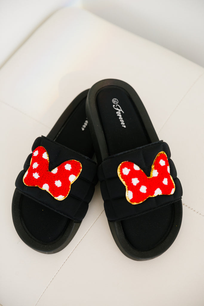 CUSTOM POOL SLIDES SHOES Judith March   