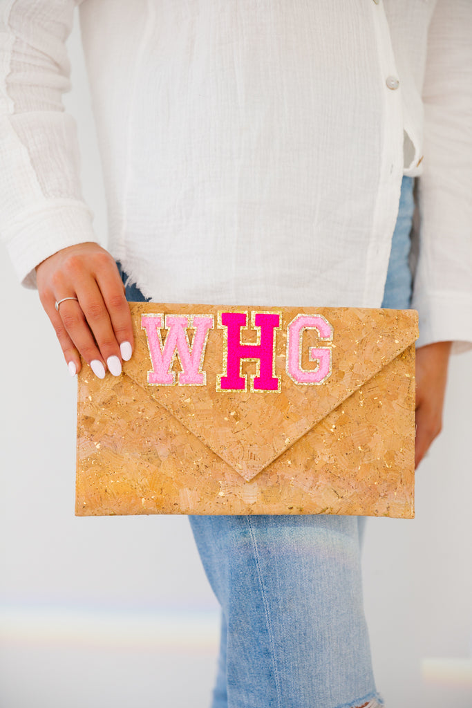 Women's Personalized Customized Letters Clutch Bag