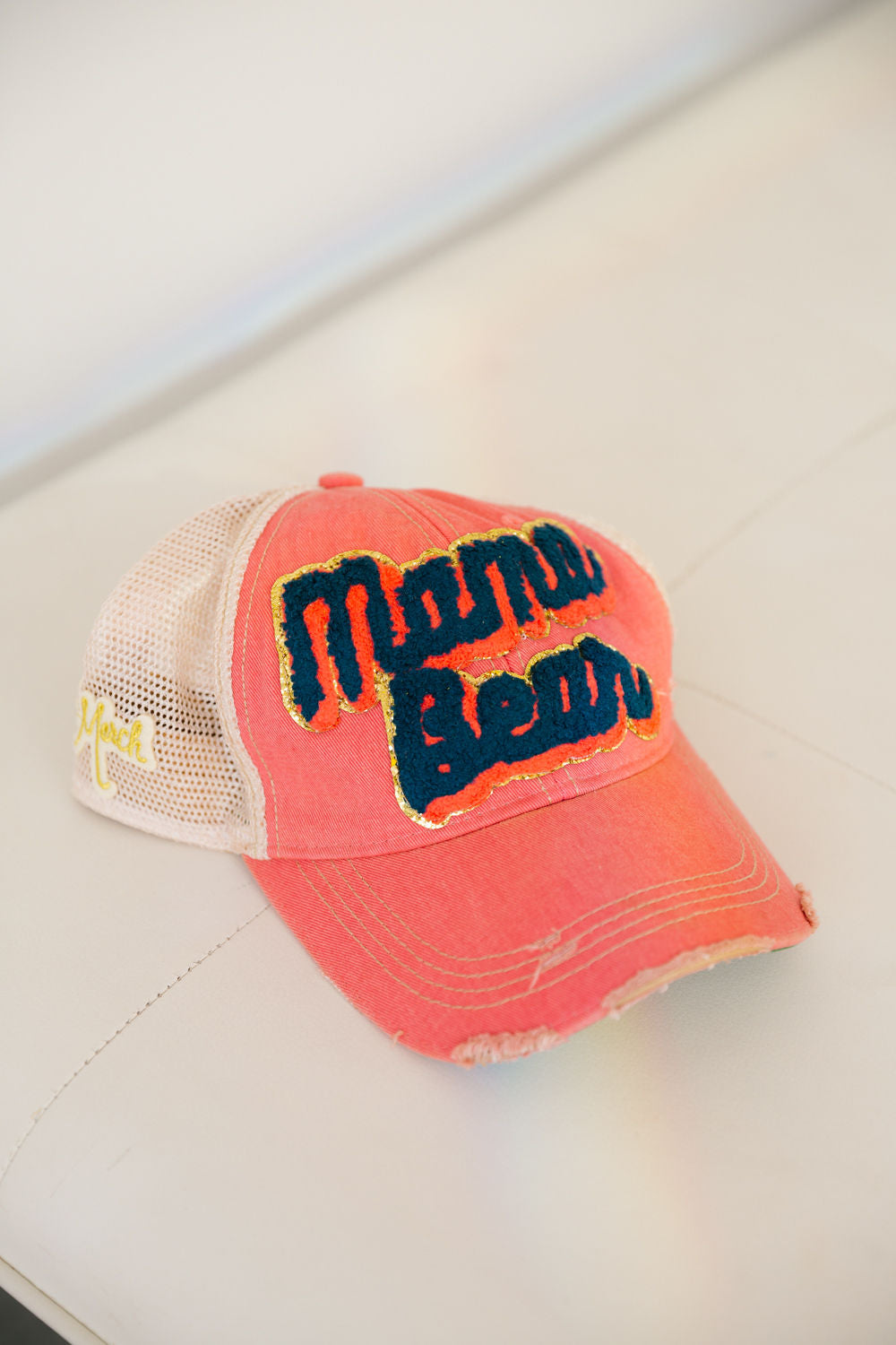 MAMA BEAR GOLD TRIM PATCH HAT Hats Judith March   
