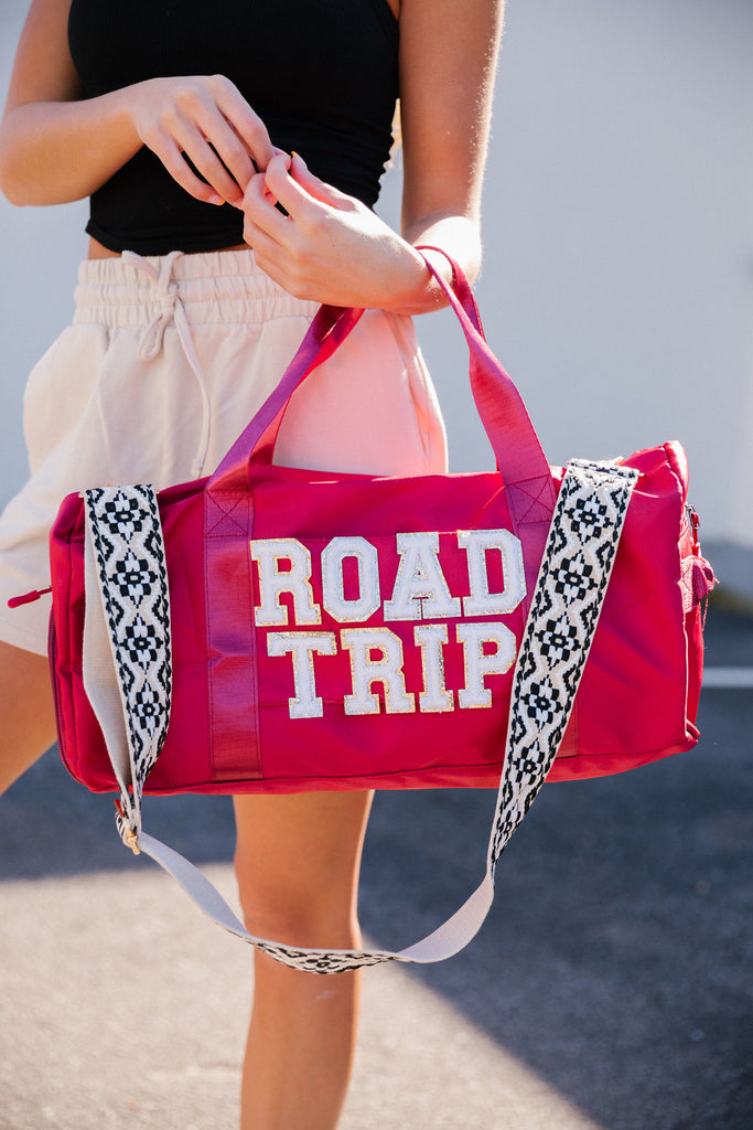 CUSTOM WEEKENDER DUFFLE ACCESSORIES Judith March RED  