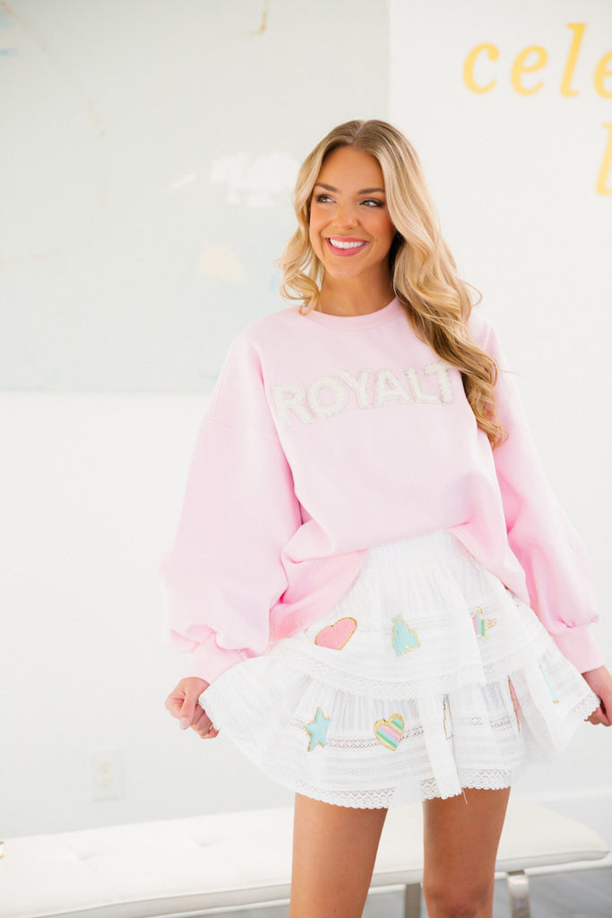 ROYALTY PINK PULLOVER
