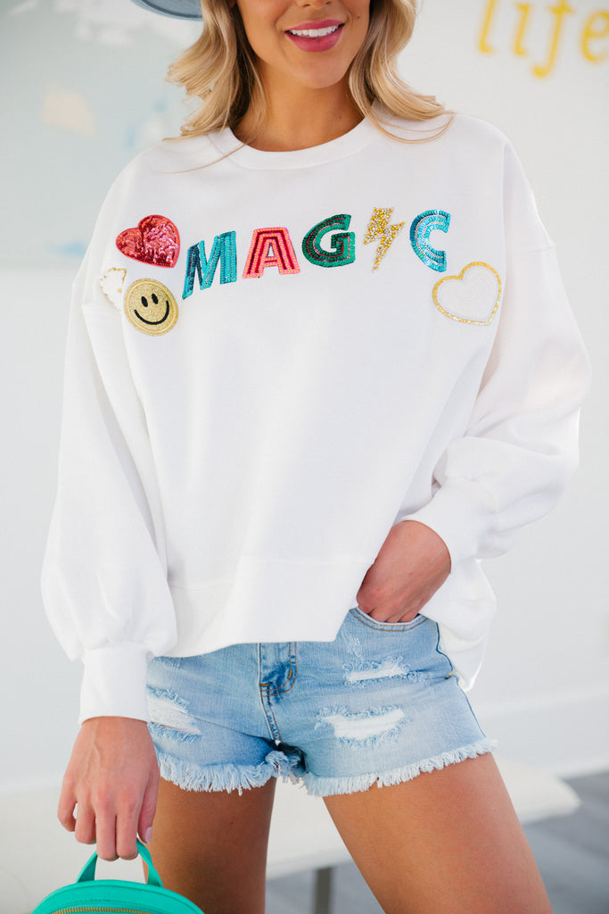 MAGIC IVORY PULLOVER