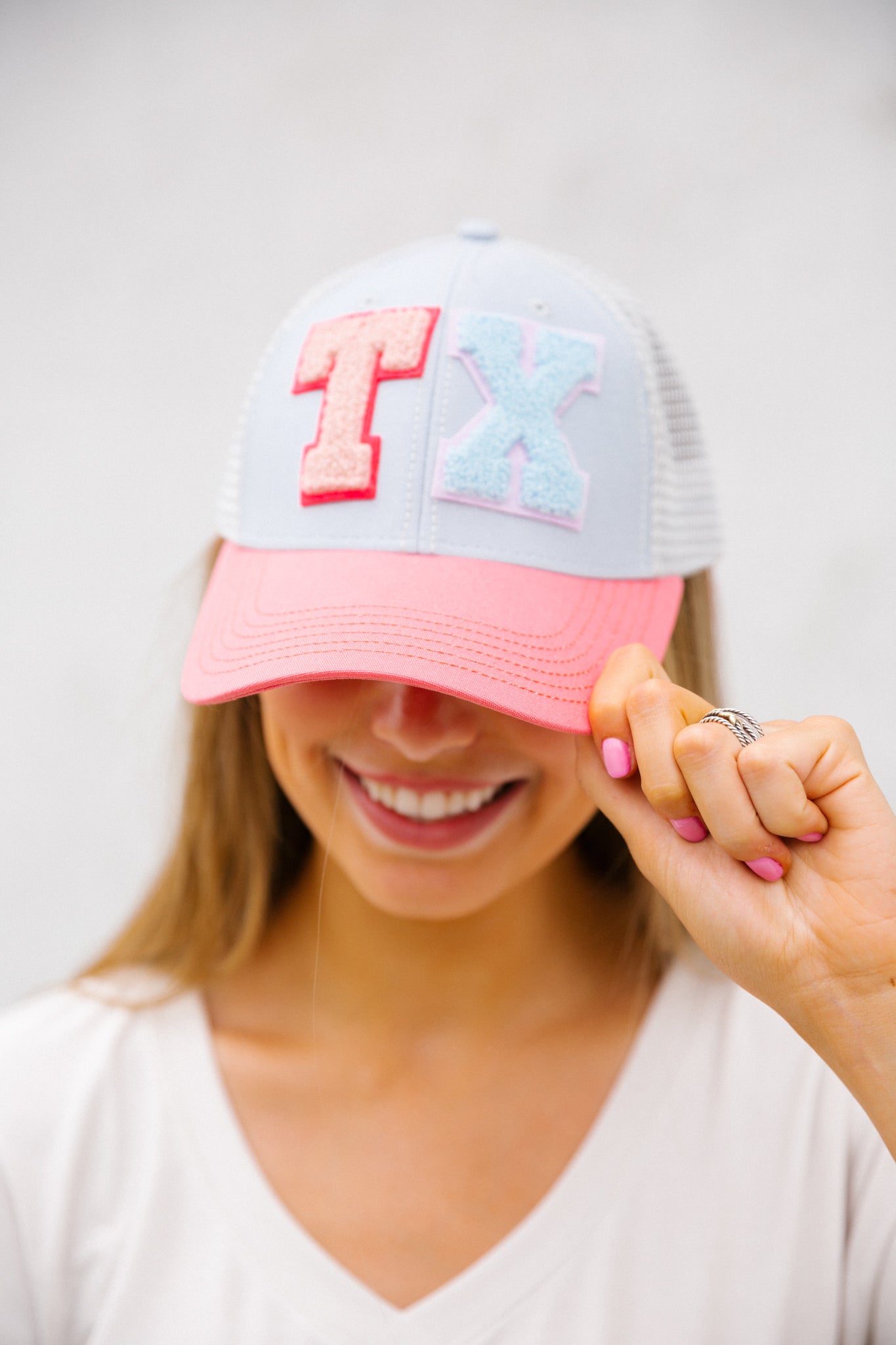PASTEL TEXAS PATCH HAT Hats Judith March   