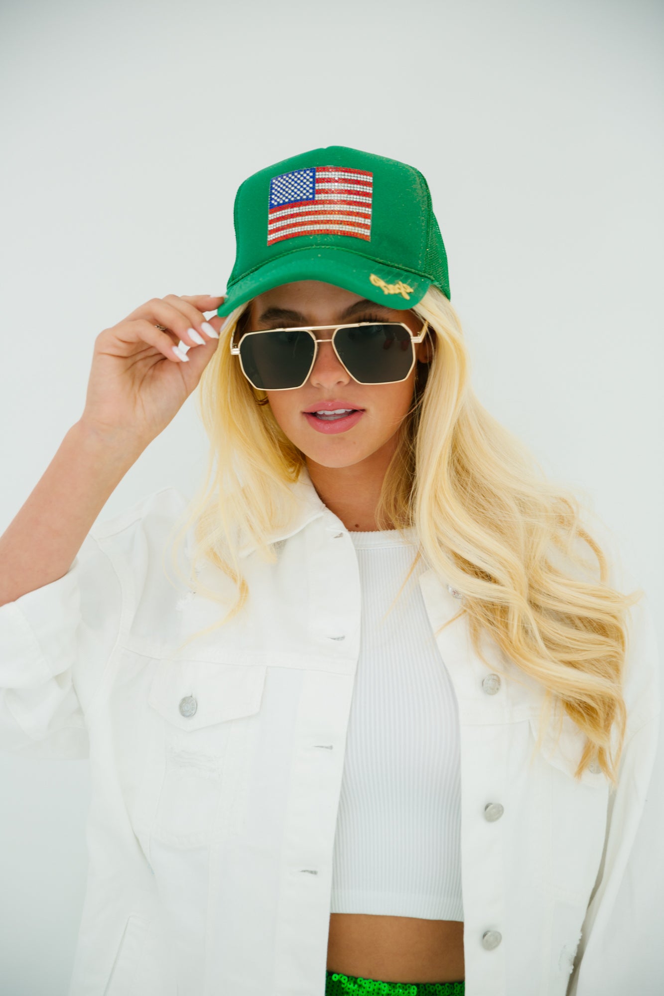 LET'S BOGIE TRUCKER HAT TRUCKER HAT Judith March