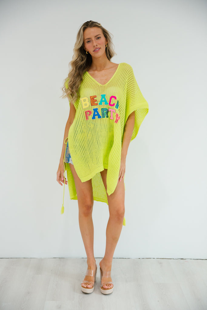BEACH PARTY NEON COVERUP