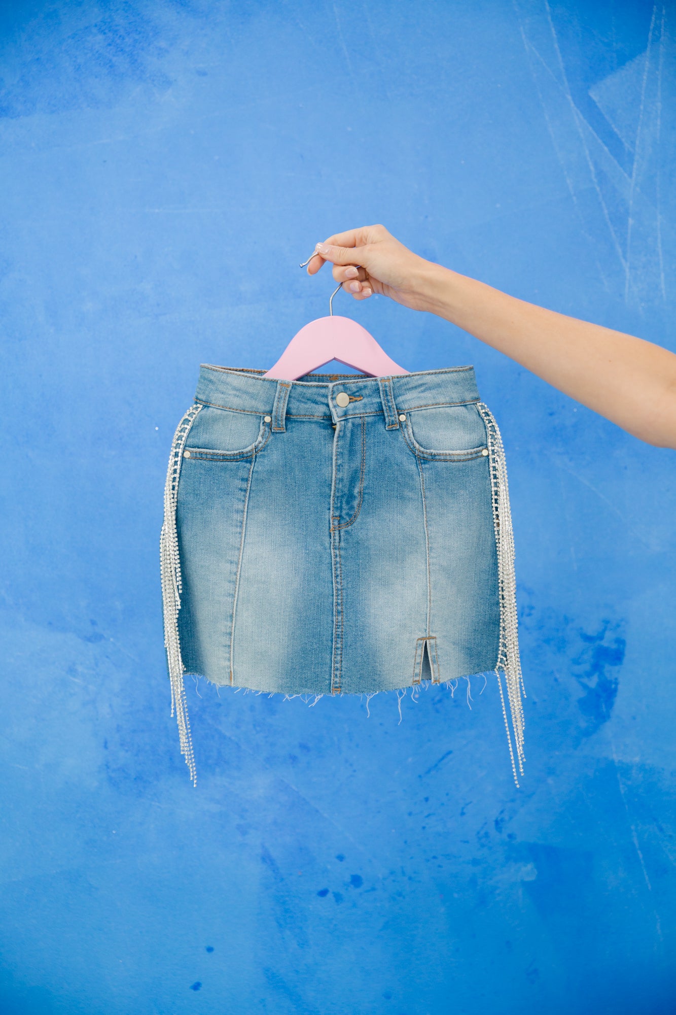MINI KIDS DISCO COWGIRL DENIM SKIRT DENIM JACKET Judith March   