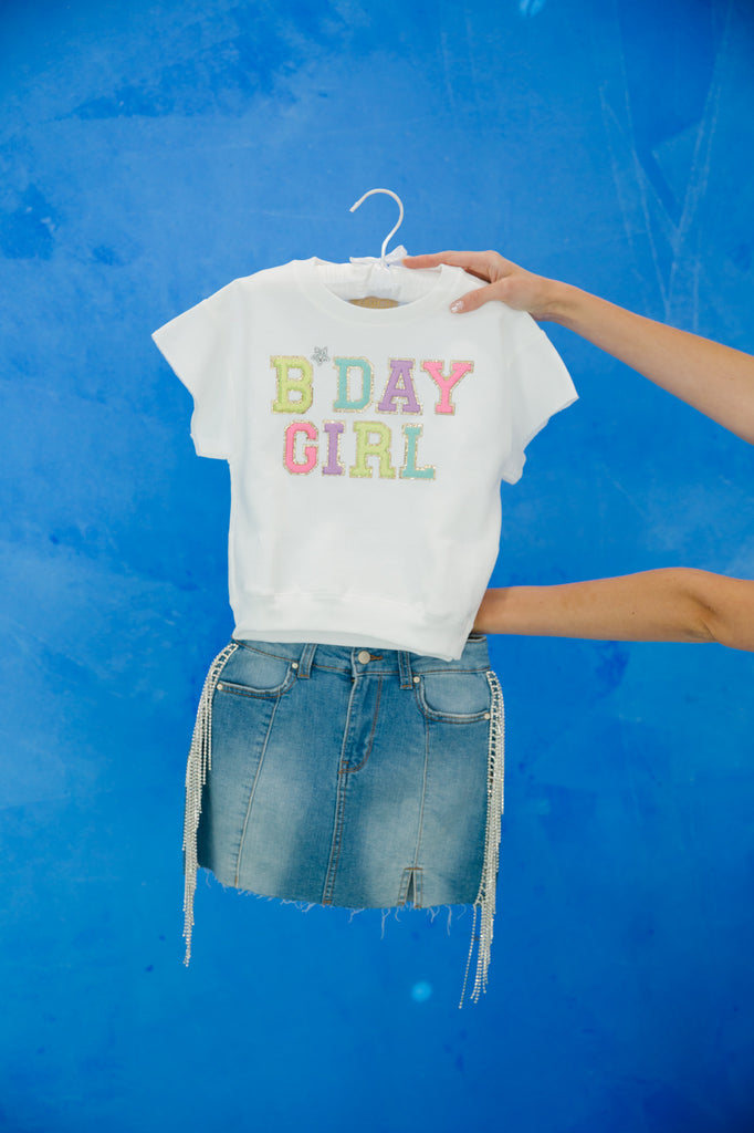 MINI KIDS BIRTHDAY GIRL TEE TOPS Judith March   