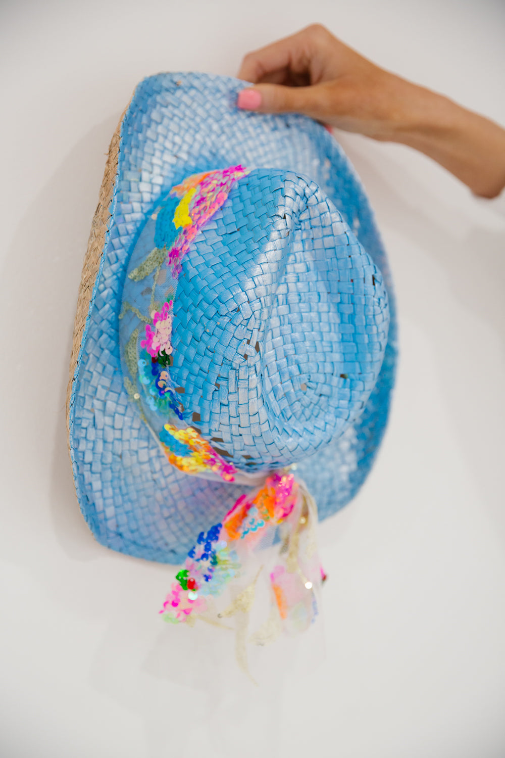 MINI KIDS LETS PARTY RANCHER Hats Judith March BLUE  