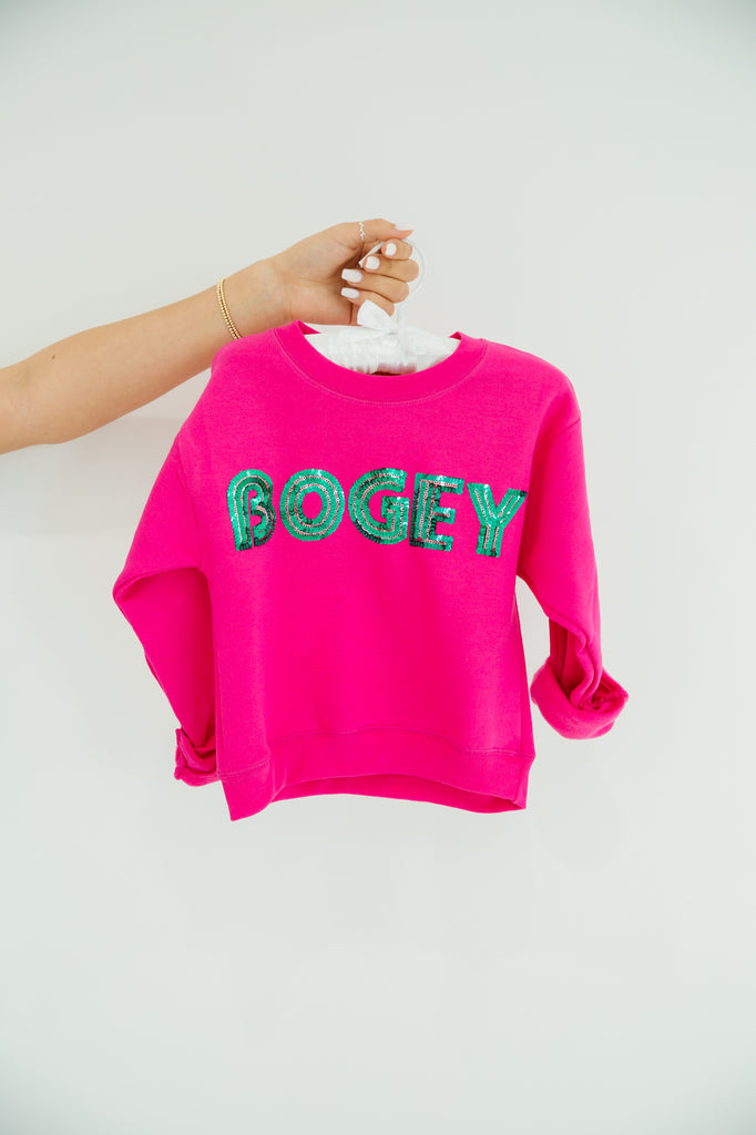 MINI KIDS BOGEY BABE PULLOVER pullover Judith March YOUTH XS (2-4) PINK 