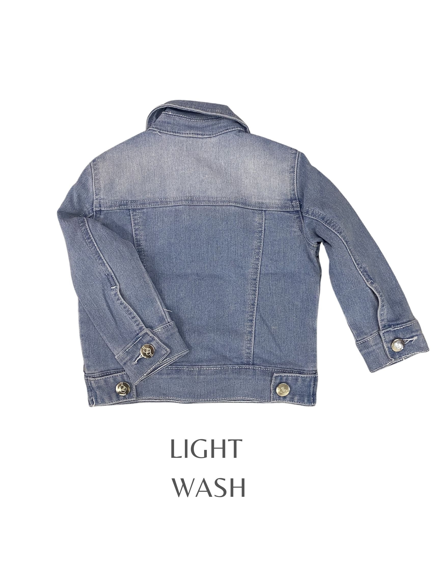 MINI KIDS JM CUSTOM DENIM JACKET JACKET Judith March 2T LIGHT WASH 