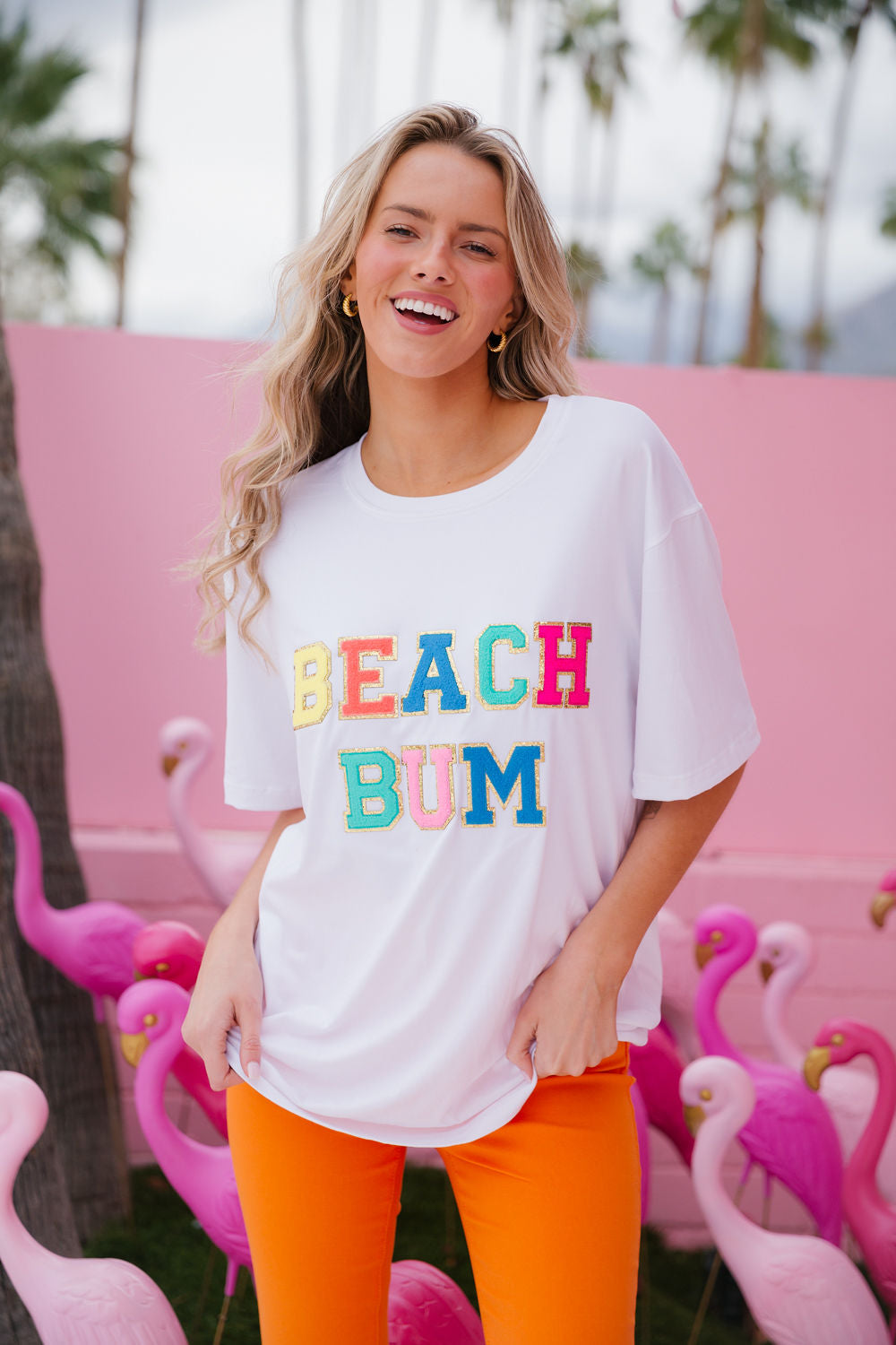 BEACH BUM TSHIRT TEE Judith March SMALL  