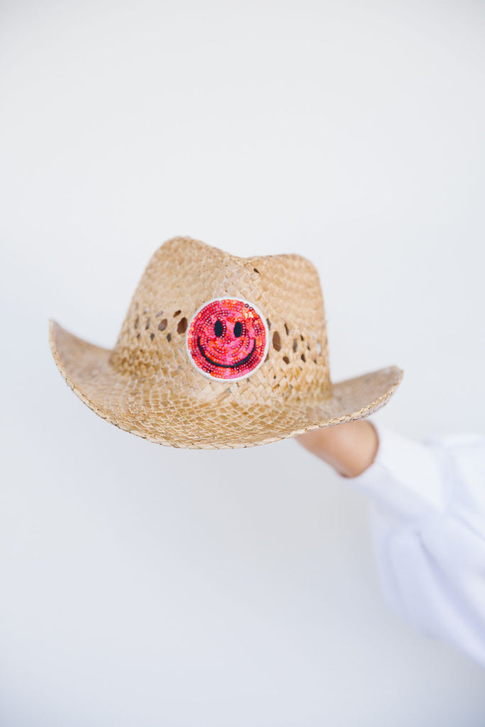 MINI KIDS RED SMILEY COWGIRL HAT Hats Judith March   