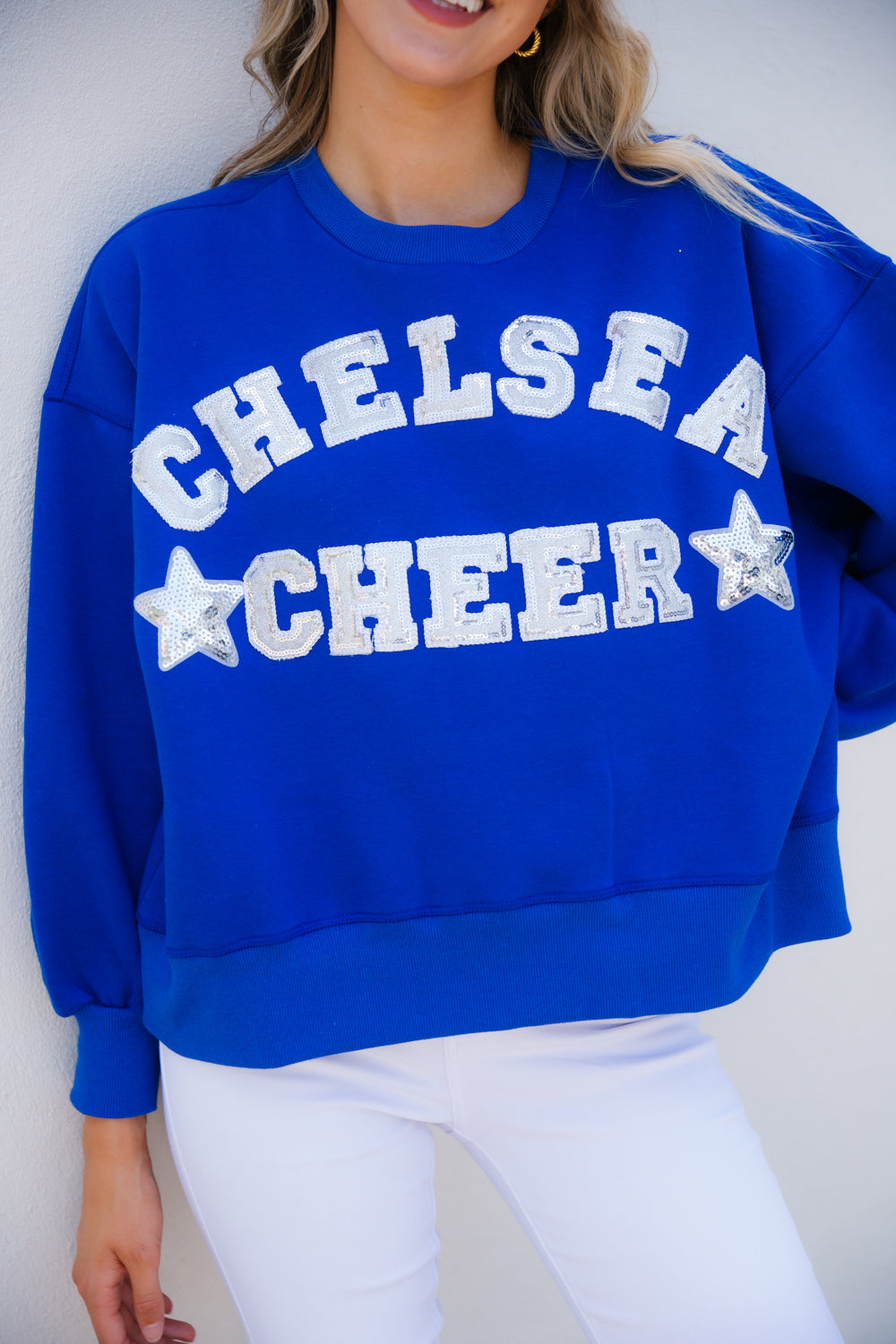 CUSTOM JM PULLOVER Shirts & Tops Judith March ROYAL BLUE SMALL