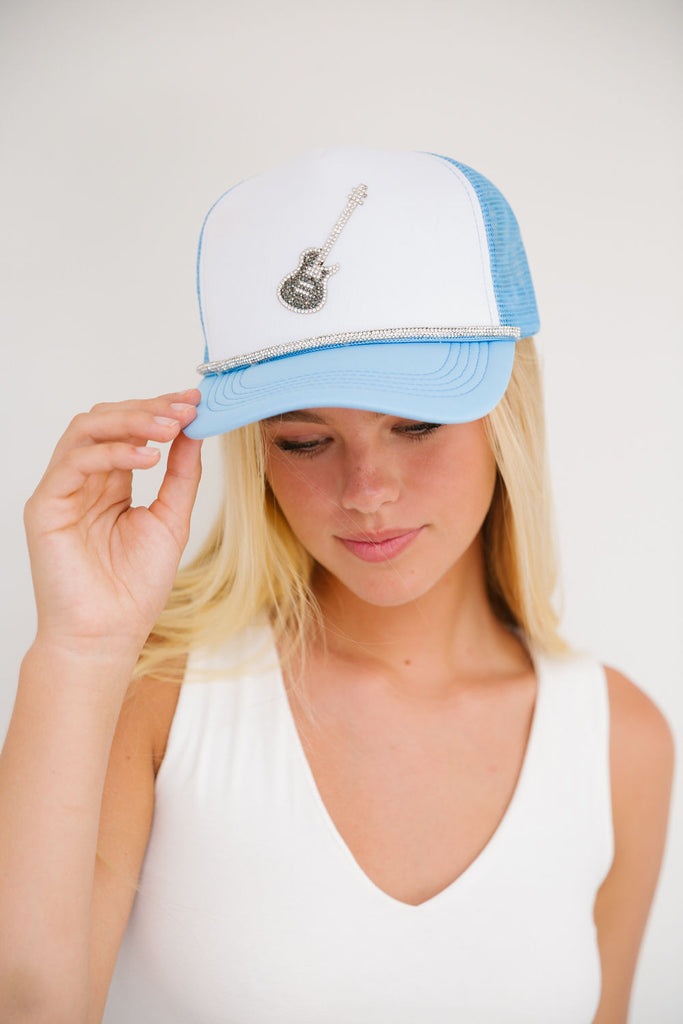 ROCK N ROLL TRUCKER HAT TRUCKER HAT Judith March   