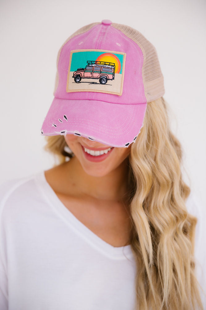 SUNSET LAND ROVER PATCH HAT Hats Judith March   