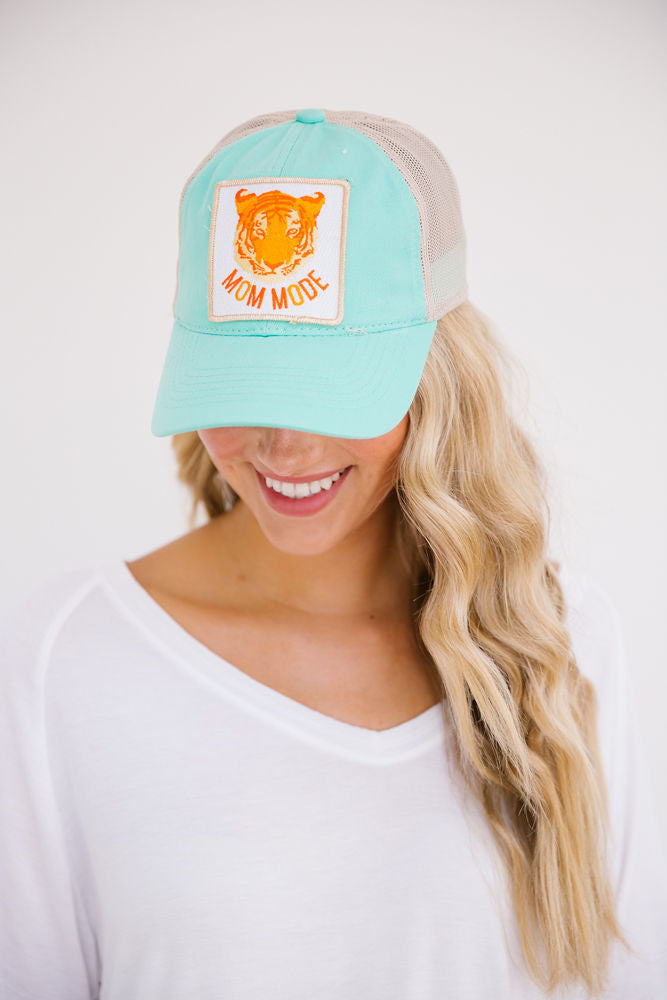 MOM MODE PATCH HAT HAT Judith March SEAFOAM NON DISTRRESSED  